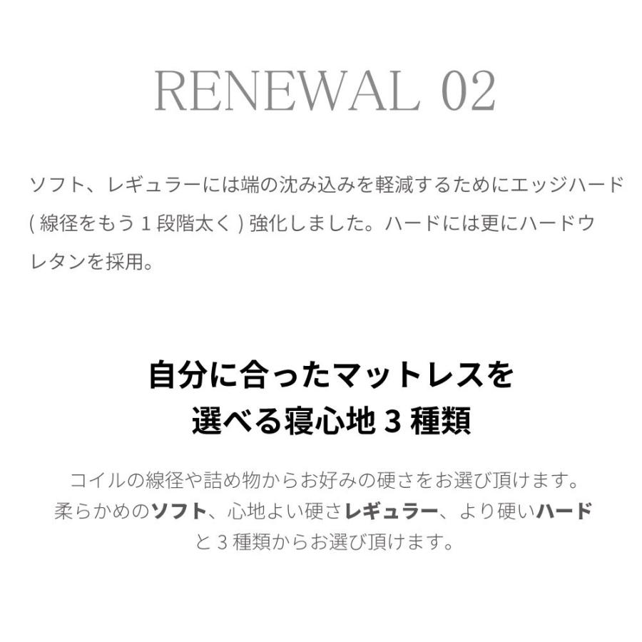 セミシングル 日本製【夜香ハイグレード】ポケットコイルマットレス 平行配列 製造直後に真空圧縮しコンパクトにお届け 防菌 防臭 防ダニ加工済 佐川急便対応｜minamoto-bed｜07