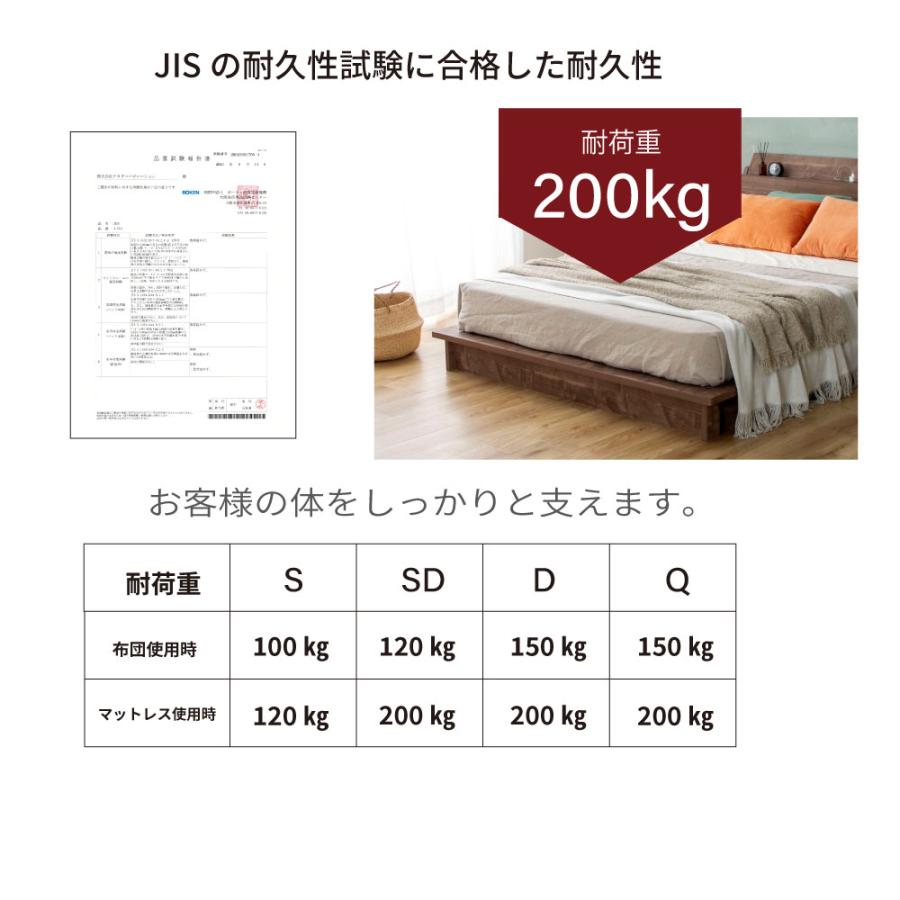 源ベッド すのこベッド ローベッド クイーン SEN 千 Apel パームループ