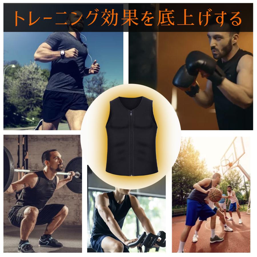 サウナスーツ メンズ レディース 家庭用サウナ サウナグッズ ダイエットスーツ 大きいサイズ おすすめ ベスト｜minano-store｜07