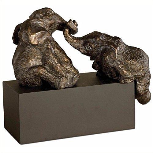 ランキング 雑貨 インテリア 贈り物 プレゼント ファッションのお店 Uttermost 並行輸入品 D 7 8 X W 16 0 X L 15 8 Pachyderms Playful インテリア雑貨