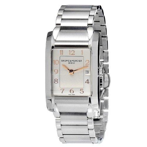 休日限定 Baume & Mercier Women's MOA10049 Quartz Stainless Steel Silver Dial Watch【並行輸入品】 腕時計