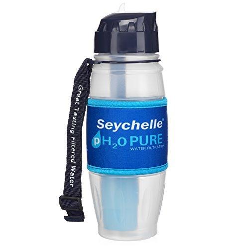 卸売 28oz Water Pure pH2O Seychelle Flip N2【並行輸入品】 by Filter Radiological and Enhancing PH with Bottle Water Top 水筒