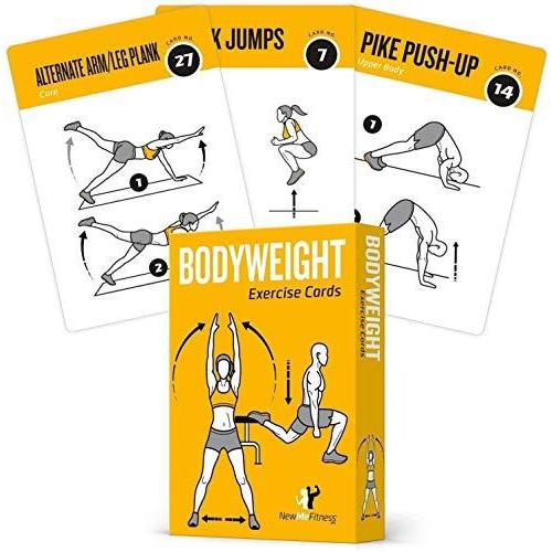 最高の品質の Tones Guide Programme Fitness Trainer Personal Workout Gym Home Cards Exercise Bodyweight - 1) Vol , 13cm x (8.9cm Core Chest Glutes Legs Ab トレーニングチューブ