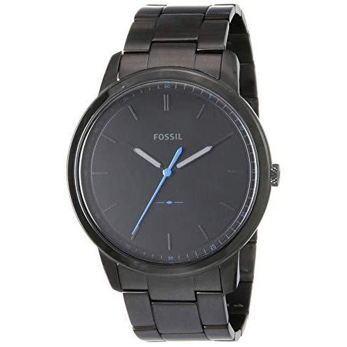 【限定販売】 Fossil Men's Watch【並行輸入品】 Fashion Quartz Japanese Stainless-Steel Black FS5308 Minimalist The 腕時計