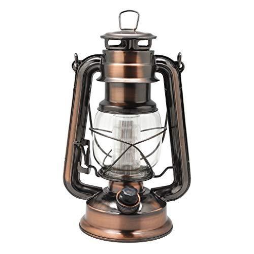 【お買得】 YAKii Vintage Copper)【並行輸入品】 Lantern(Antique Lamp,Hurricane Oil Metal 12-LED Style その他ライト、ランタン