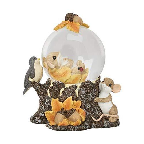 特価商品  Tails Charming Enjoy Globe【並行輸入品】 Water Globe Snow Dome Changes秋マウスGlitter The オブジェ、置き物