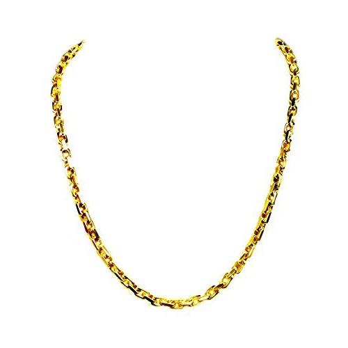 史上一番安い 雑貨 インテリア 贈り物 プレゼント ファッションのお店 42グラム4 5 Mm 並行輸入 Solidゴールドイエローハンドメイドリンク メンズチェーン ネックレス24 14 Kt メンズアクセサリー Www Golf5 Prestige Jp