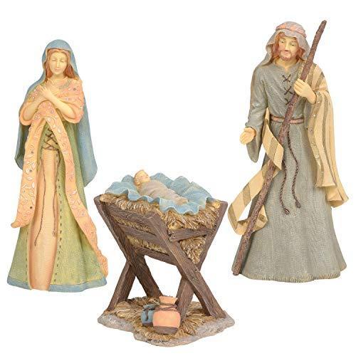 上品 ENESCO（エネスコ） 6004076【並行輸入品】 3 of Set Nativity, Family Holy オブジェ、置き物
