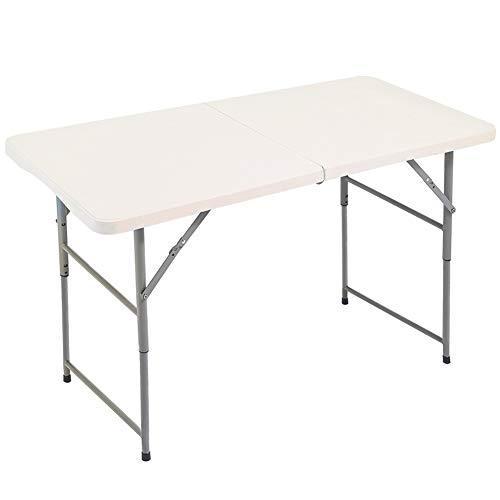 品質が Utility Folding FORUP Table, Table【並行輸入品】 Camp Dining Party Picnic Plastic Portable Fold-in-Half 4ft アウトドアテーブル