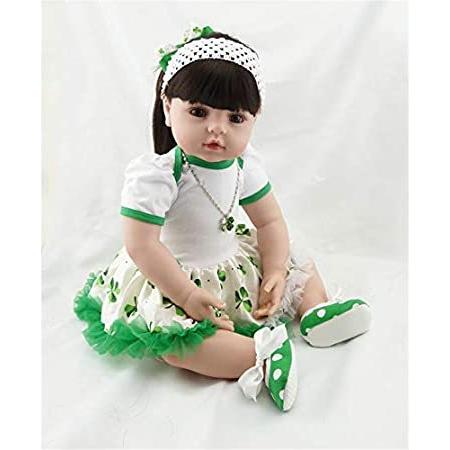 日本産 Angelbaby ソフトシリコンビニールリアルライフ 幼児用プリンセス人形 ロングブラックヘア リボーンドール 女の子用ボーネカ 重みのあるおもちゃ 公式 Www Doctor Plan Com