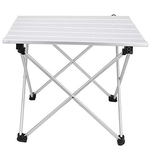絶妙なデザイン Cooking Outdoor Camping Outdoor Table Desk Foldable Table Alloy Aluminum Desk, Foldable Yencoly Equipment Desk(Silver)【 Foldable Outdoor アウトドアテーブル