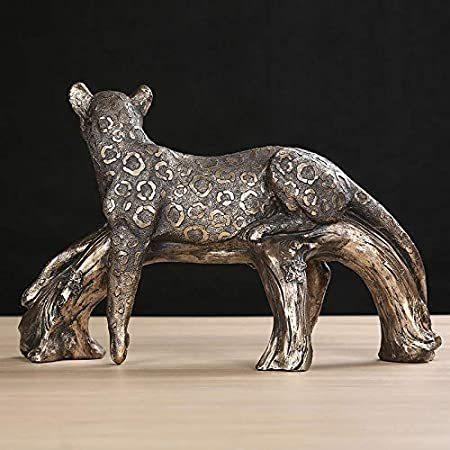 期間限定キャンペーン for Statues DSZXHN Home Animal Jaguar Forest Lifelike Resin Decor,Creative オブジェ、置き物