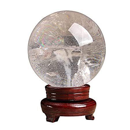 超特価激安 Gwltv 在庫 サイズ お気軽にお問合せ下さい ナチュラルホワイトクリスタルボール 直径8cm ホームパーティーやショー用 クリア マジッククリスタルヒーリングボール インテリア雑貨