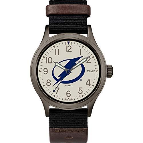 最適な価格 メンズ NHL Timex 40mm タンパベイ・ライトニング【並行輸入品】 クラッチウォッチ 腕時計