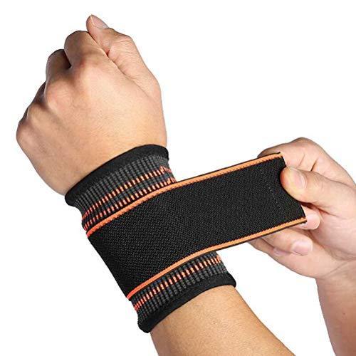 Zrong 1PC Outdoor Sports Wrist Pad Bandage Wristbands Wristguard Adjustable Fitness Wrist Support Hand Protector Orange【並行輸入品】 アンクル、リストウエイト