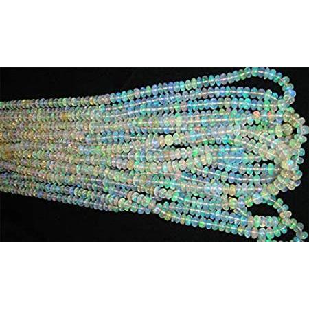 祝開店！大放出セール開催中 Rainbow AAAA of Strands 9 LKBEADS Flash 3. Size Beads Smooth Opal Ethiopian その他インテリア雑貨、小物