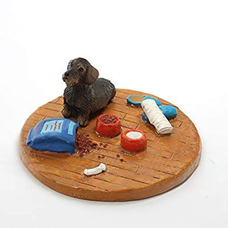 【新作入荷!!】 Collectible Home” at Day “A Life Everyday Wirehaired Ad Figurine- Dachshund オブジェ、置き物