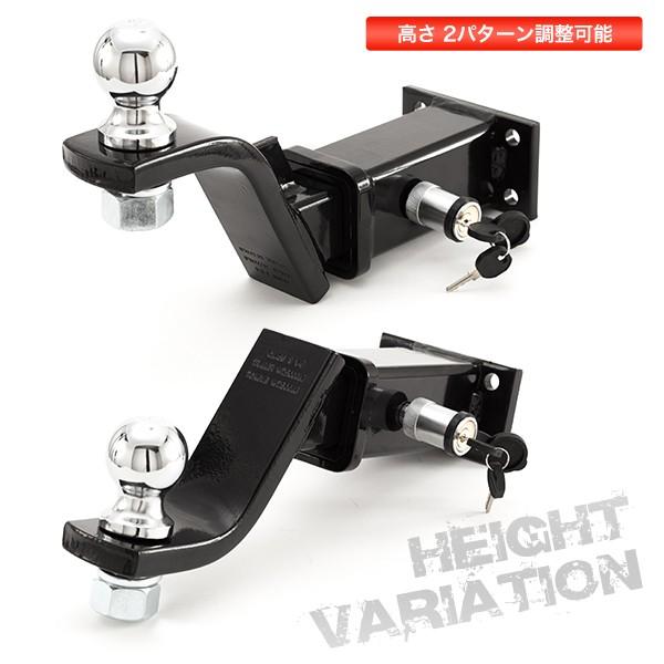 Velocity ヒッチメンバー ヒッチボール マウント 4インチ レシーバー