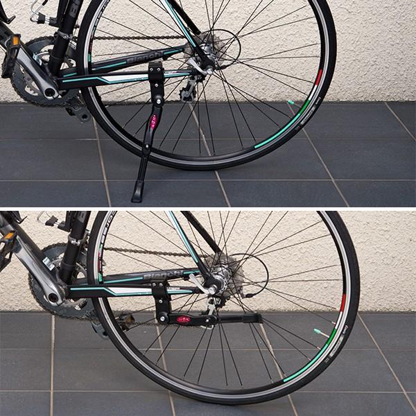自転車 スタンド サイドスタンド 長さ調整 ロードバイク クロスバイク Cycle St01 皆様shop 通販 Yahoo ショッピング