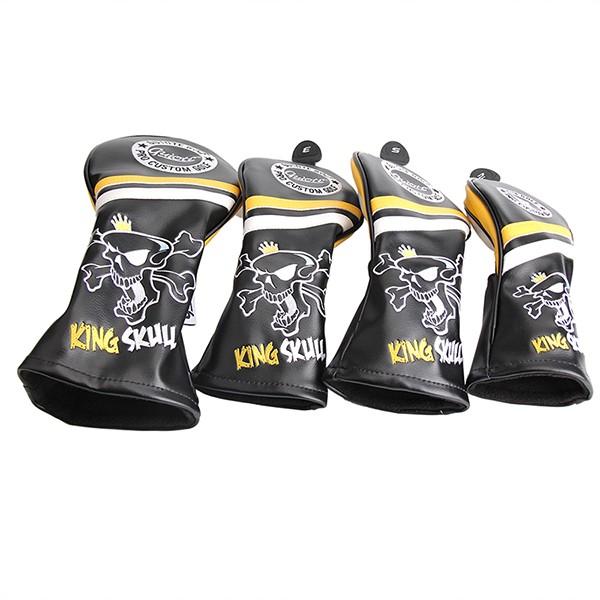 ゴルフ ヘッドカバー 4本セット ドライバー フェアウェイウッド