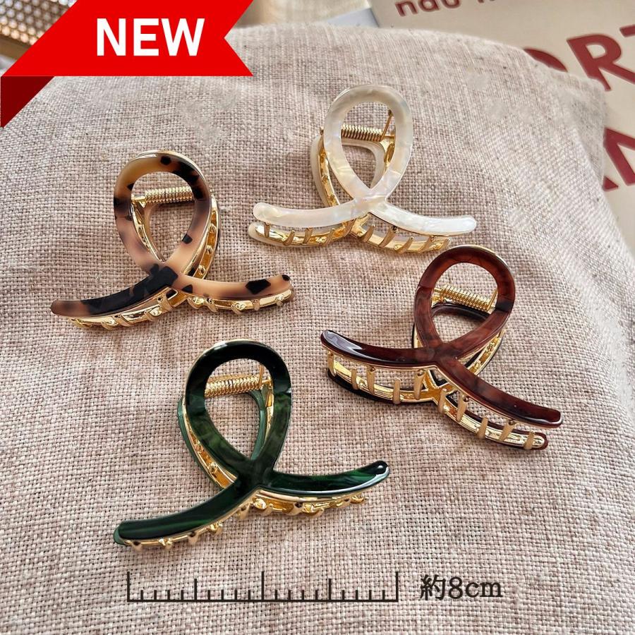 バンスクリップ 2点セット ヘアクリップ ヘアアクセサリー 大きめ