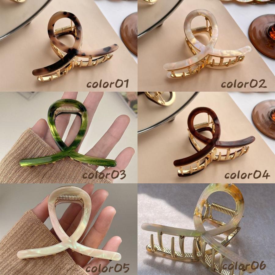 バンスクリップ 2点セット ヘアクリップ ヘアアクセサリー 大きめ