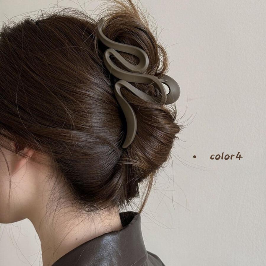 バンスクリップ 2点セット ヘアクリップ ヘアアクセサリー 大きめ