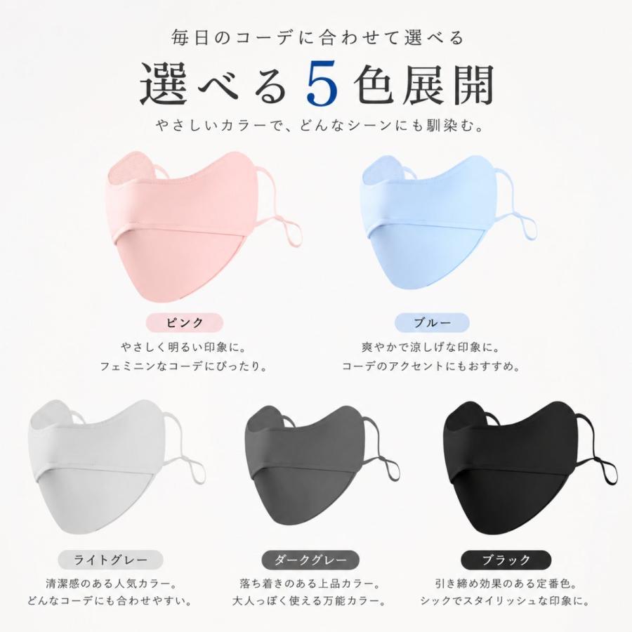 マスク 2枚セット 鼻穴付き 呼吸穴 uv 接触冷感 洗える 日焼け防止 uv