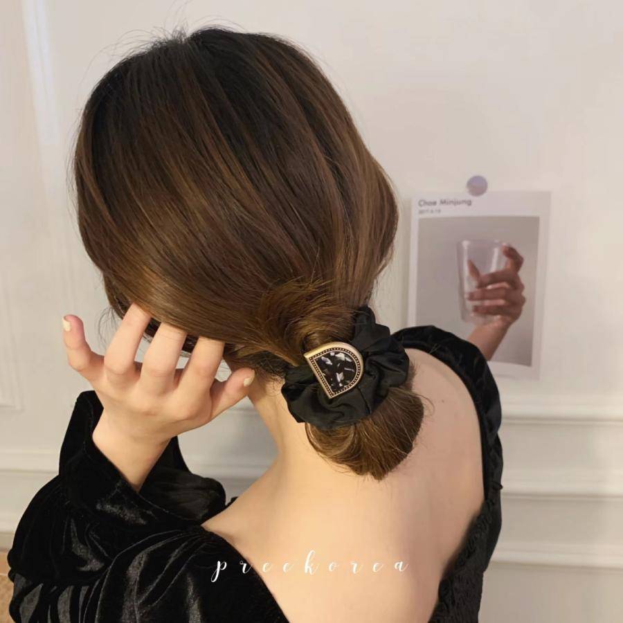 シュシュ ヘアゴム 3点セット ヘアアクセ 高級感 光沢 プリーツ まとめ髪 30代 40代 50代 大人 おしゃれ ブラック グレー ブラウン Ts 1001 3 Minashop 通販 Yahoo ショッピング