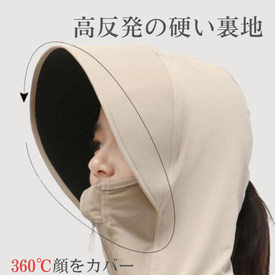 UVカットパーカー 紫外線対策 レディース ロング丈 指穴あり フェイスカバー トップス 日よけ フード付き パーカー 日焼け止め 薄手 紫外線ケア 冷感 ラッシュガード レディース ロング UPF50+ 無地 帽子