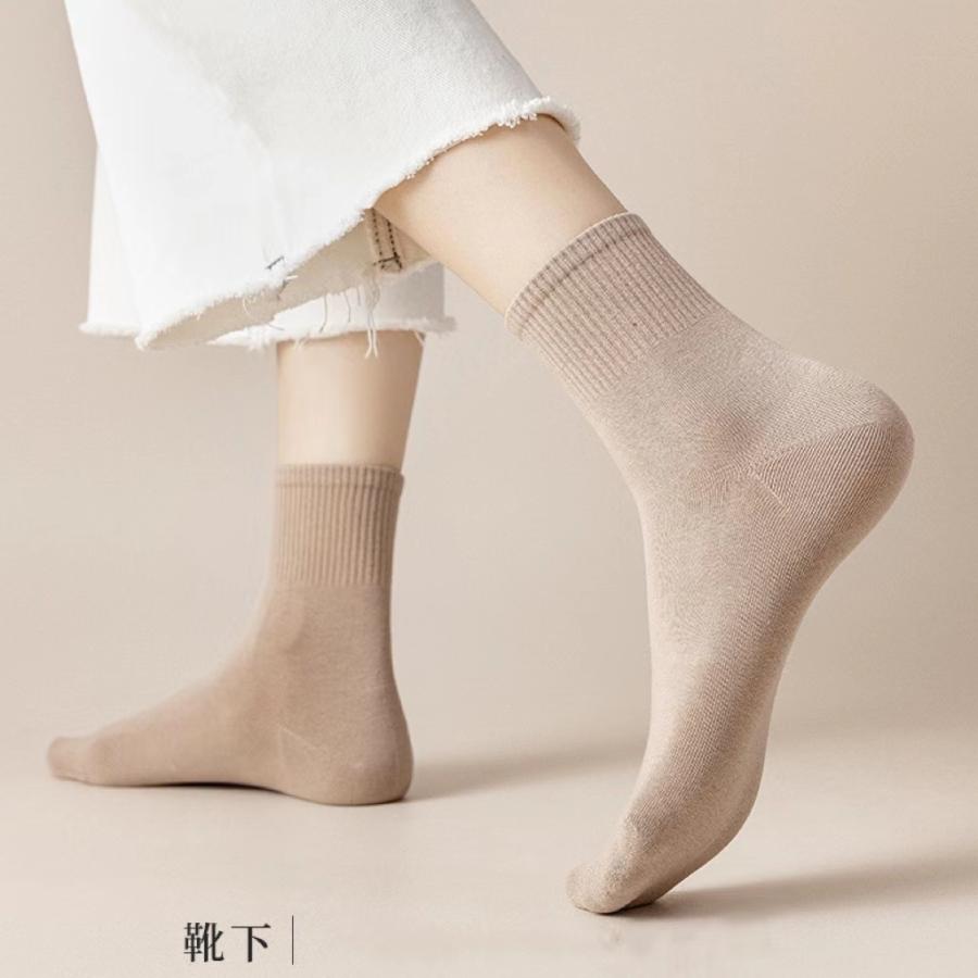 レディース 靴下3足セット クルーソックス ファッション シンプルソックス スポーツ 黒 白 おしゃれ Wz 1101 1109 3 Minashop 通販 Yahoo ショッピング