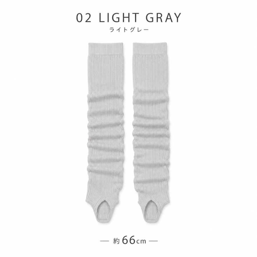 レッグウォーマー レディース 夏 薄手 ロング 66cm 2WAY トレンカ リブ