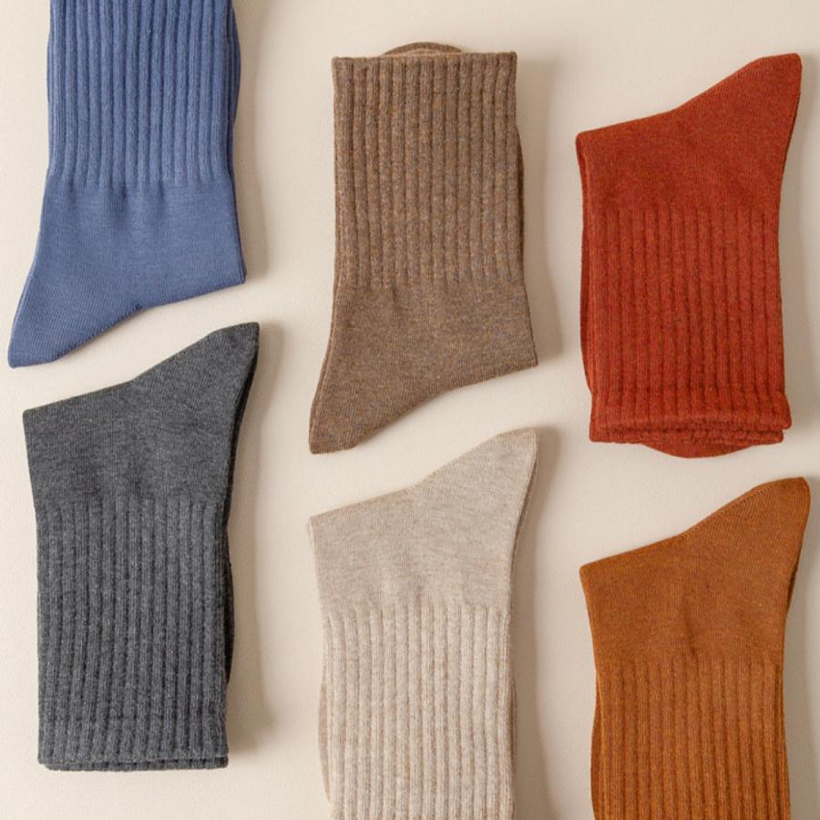 靴下 ソックス ３足セット レディース クルーソックス 綿100% 22.5-25cm 冷え取り 防臭 消臭 抗菌 敏感肌 温活 防寒 冷え対策 蒸れない 爆買 | ブランド登録なし | 10