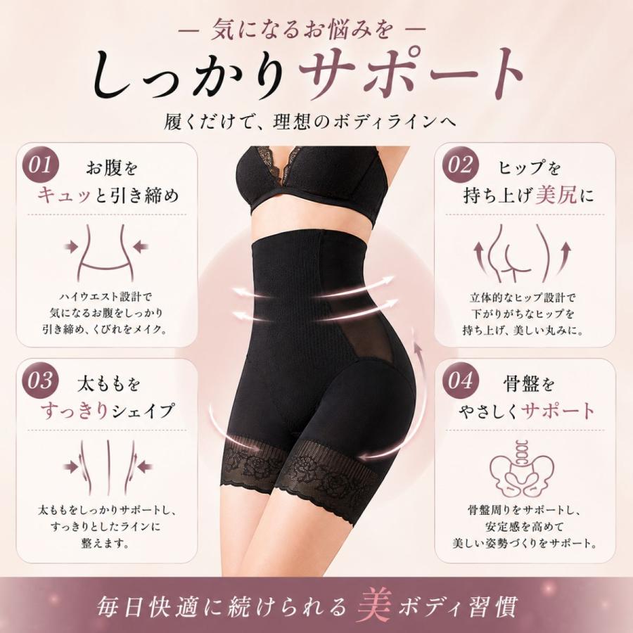 ガードル お腹引き締め ハイウエスト ガードルショーツ 産後 骨盤 補正
