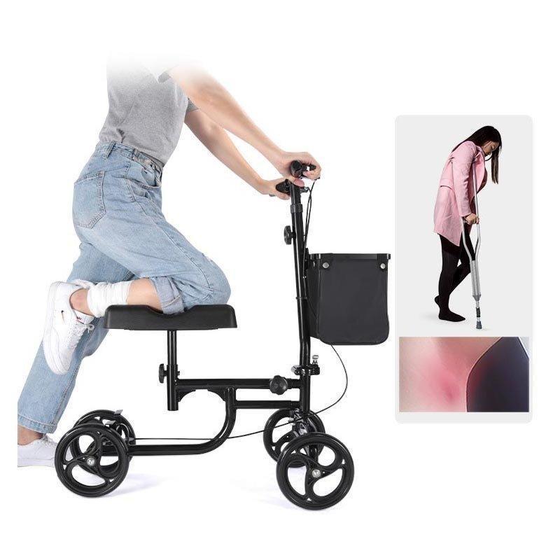 【中古品 】 シルバーカー 手押し車 歩行器 高齢者 屋外 老人 座れる 折りたたみ 車椅子 ブレーキ 軽量 ブラックカート 介護 歩行補助具 歩行補助 歩行補助器具 買い物カート 【A2035977420】(11203円)