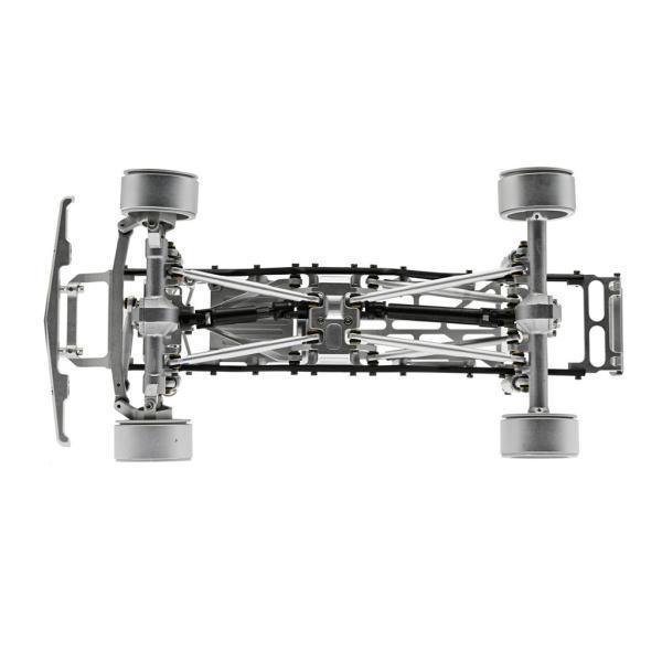 1:24アキシャルSCX24用RCフレームシャーシ90081デッドボルトシボレーC10DIYパーツシルバー 24アキシャルSCX24用RCフレームシャーシ90081デッドボルトシボレーC10DIYパーツシルバー