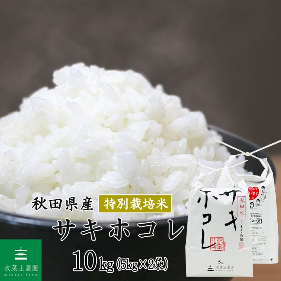 米 お米 米10kg （5kg×2袋） サキホコレ 精米 白米 秋田県産