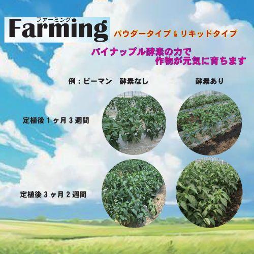 ファーミングウォーター パイナップル果汁酵素混合飼料（A飼料規格） |  | 04