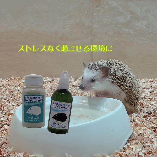 天然 除菌 消臭 スプレー くんくんクリーン ハリネズミ 用 150ml 通販 |  | 05