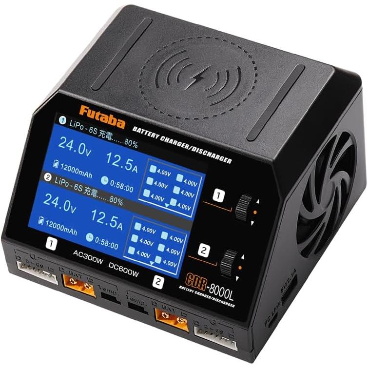 ジャンク商品　 dライクエボル、フタバプロポ、ハイテック充電器　他おまけ付き 双葉電子工業 00107444 CDR-8000L バッテリー充電器 フタバ電子