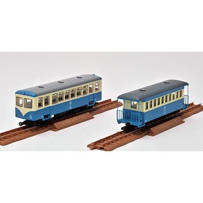 鉄道　猫屋線　キハ12・ホハ2形新塗装/キハ185（新塗装）・ホワ7 2両セット ジオコレ 猫屋線 キハ12・ホハ2形新塗装 ナローゲージ80 トミーテック