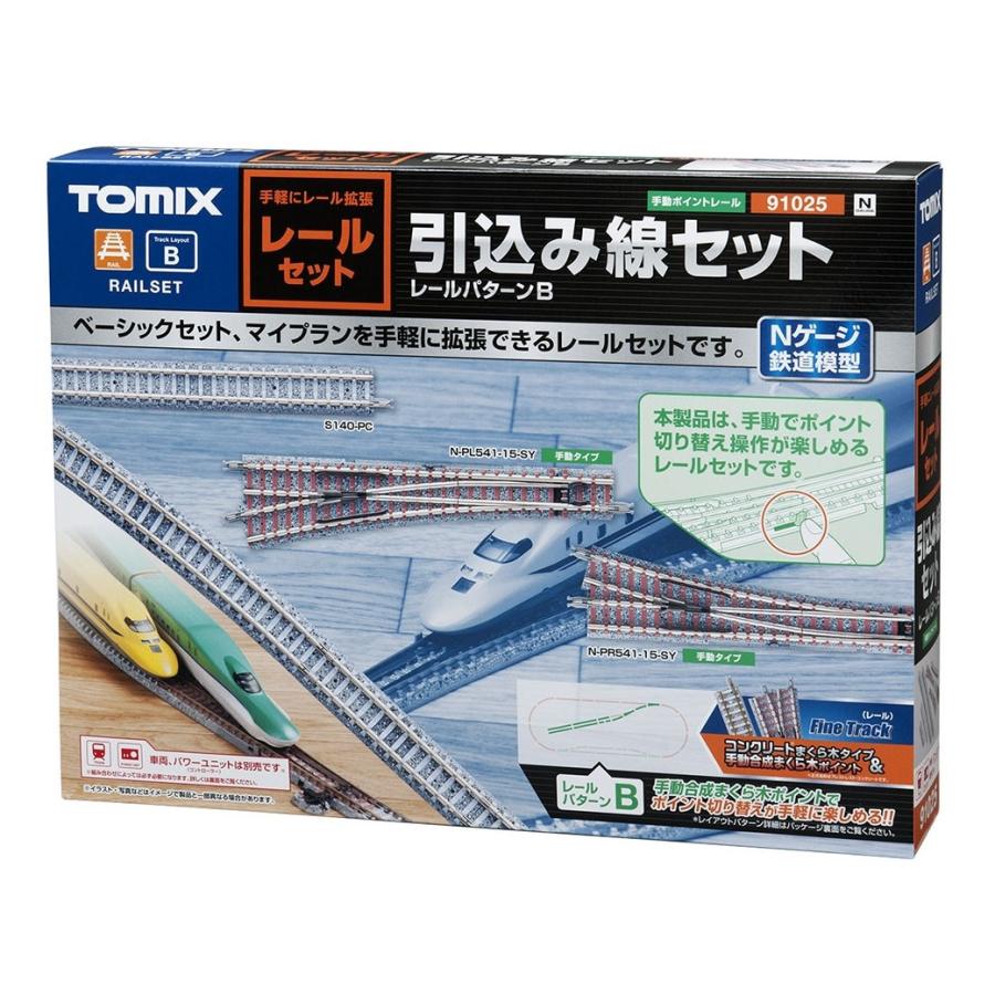 Nゲージレールセットと付属品等 トミックス 91025 レールセット引込み線セット レールパターンB N