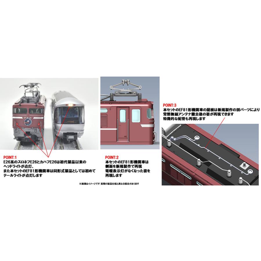 トミックス 97983 特別企画品 JR E26系「さよならカシオペア」セット