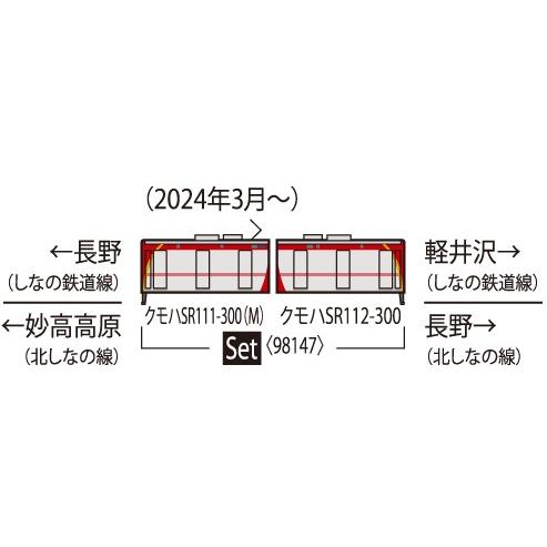 トミックス 98147 しなの鉄道 SR1系300番代電車セット(2両)トミックス