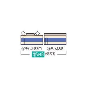 トミックス 98773 国鉄 583系特急電車増結セットB(2両) Nゲージ