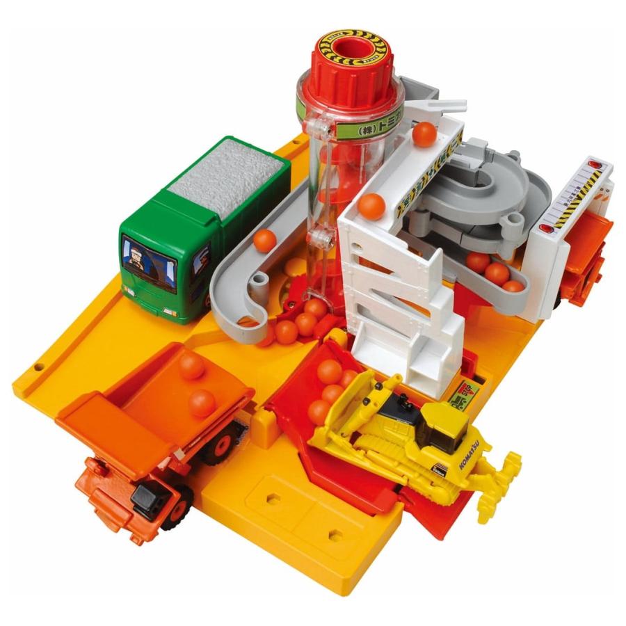 トミカ トミカワールド まちがうごくよ!つみおろし工事現場