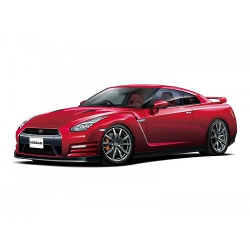 【完成品】アオシマ 1/24 日産 R35 GT-R　ピュアエディション '14 青島文化教材社 ニッサン R35 GT-R ピュアエディション'14 アオシマ 1