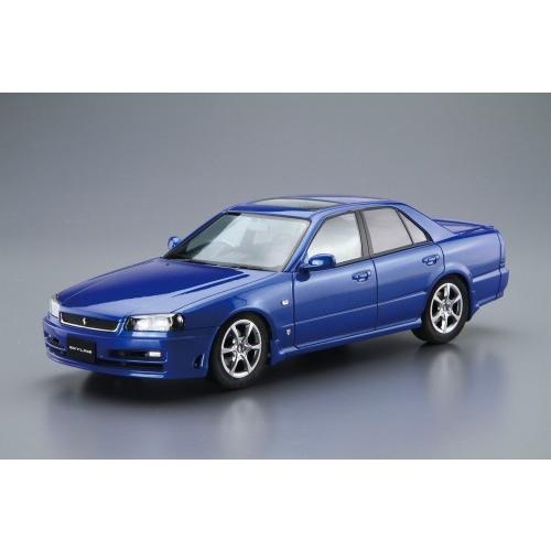 1/24 ニッサン ER34スカイライン プラモデル 完成品 ケース付き 青島文化教材社 ニッサン ER34 スカイライン 25GT TURBO 01 1/24 ザ