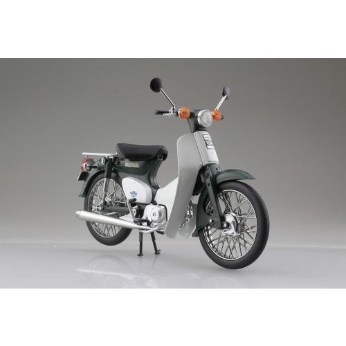 1/12 Honda スーパーカブ50 グリーン アオシマ SKYNET 塗装済み完成品