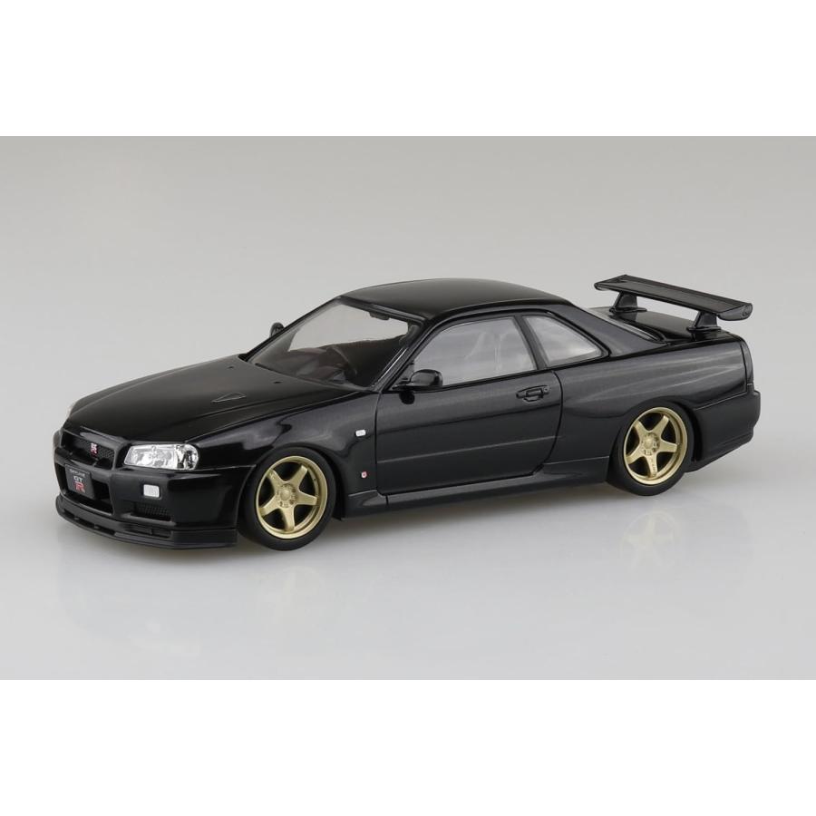 青島文化教材社 No.12CU-BP 1/32 ニッサン R34スカイラインGT-R
